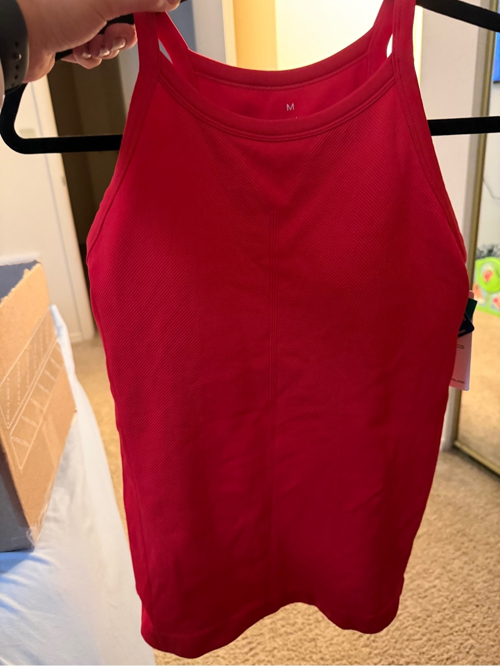 Attraco Red Women's Tank Top New size m
